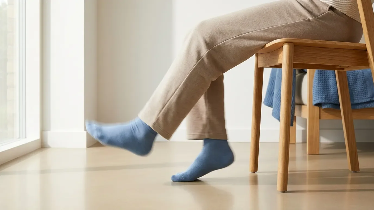 Beinschwingen am Stuhl wird zum Arthrose-Wundermittel - Foto: über boerse-global.de