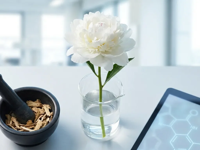 Weiße Pfingstrose: Hoffnungsträger gegen Rheuma - Foto: über boerse-global.de