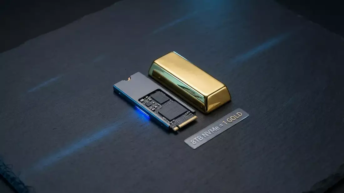 SSD-Preise schießen über Goldwert hinaus - Bild: über boerse-global.de