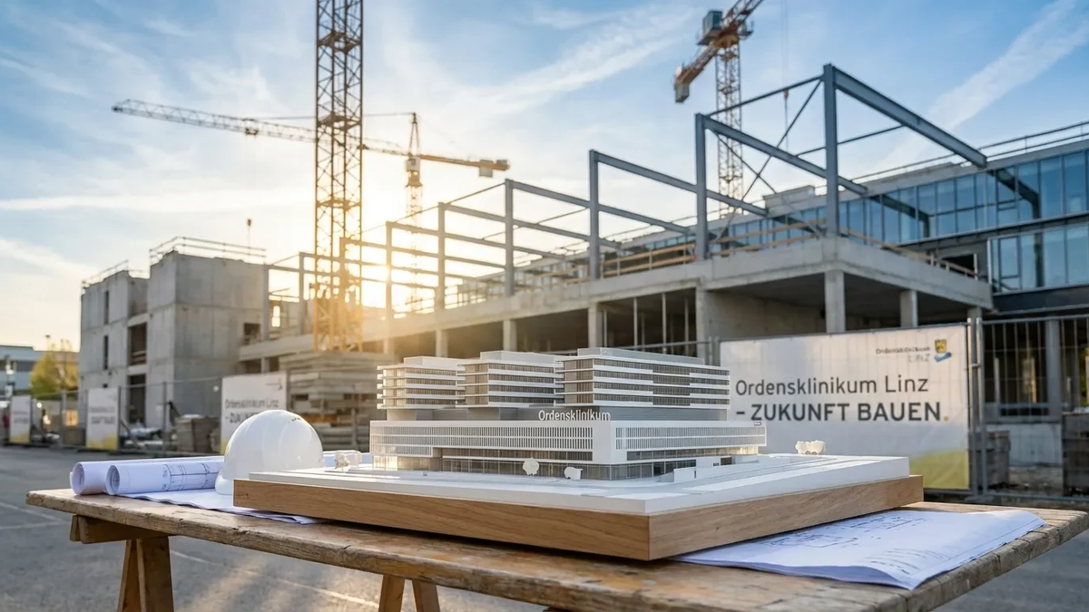 Ordensklinikum Linz setzt mit 200-Millionen-Projekt auf neue Bauweise - Foto: über boerse-global.de