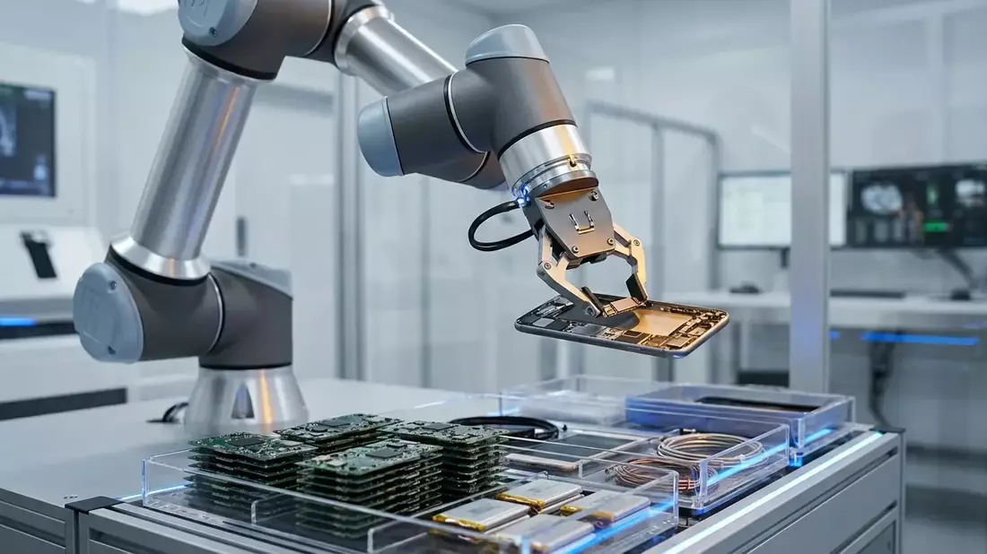 Apples Roboter-Trio kämpft gegen Elektroschrott - Bild: über boerse-global.de