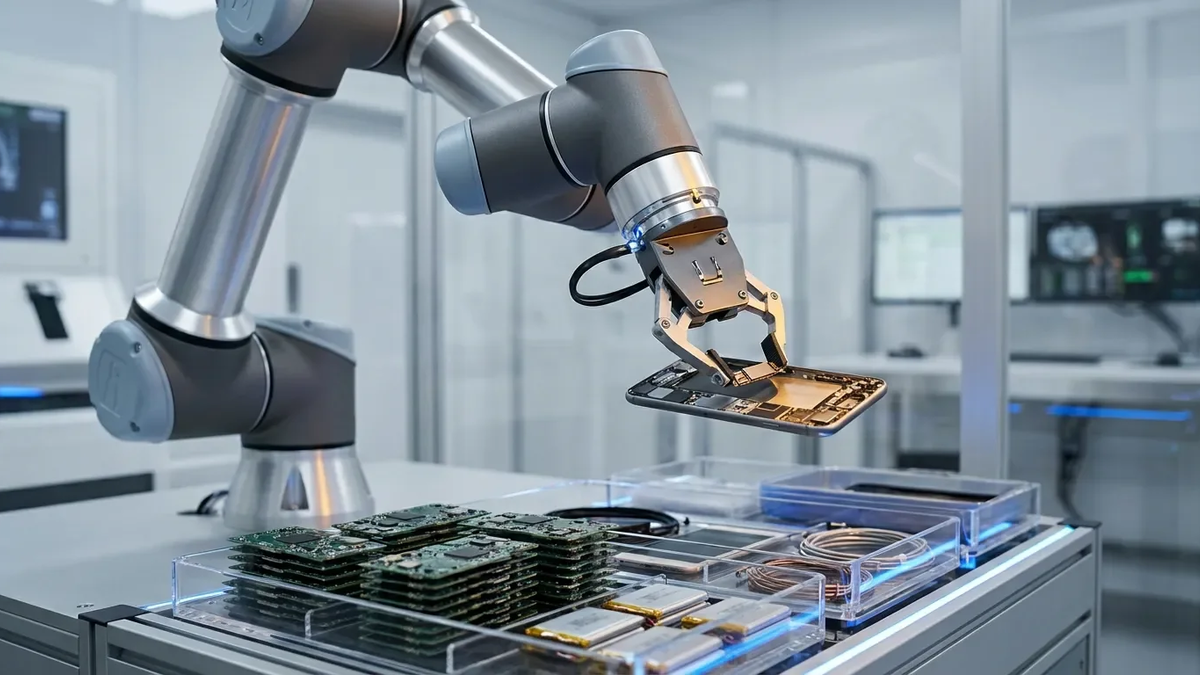 Apples Roboter-Trio kämpft gegen Elektroschrott - Foto: über boerse-global.de