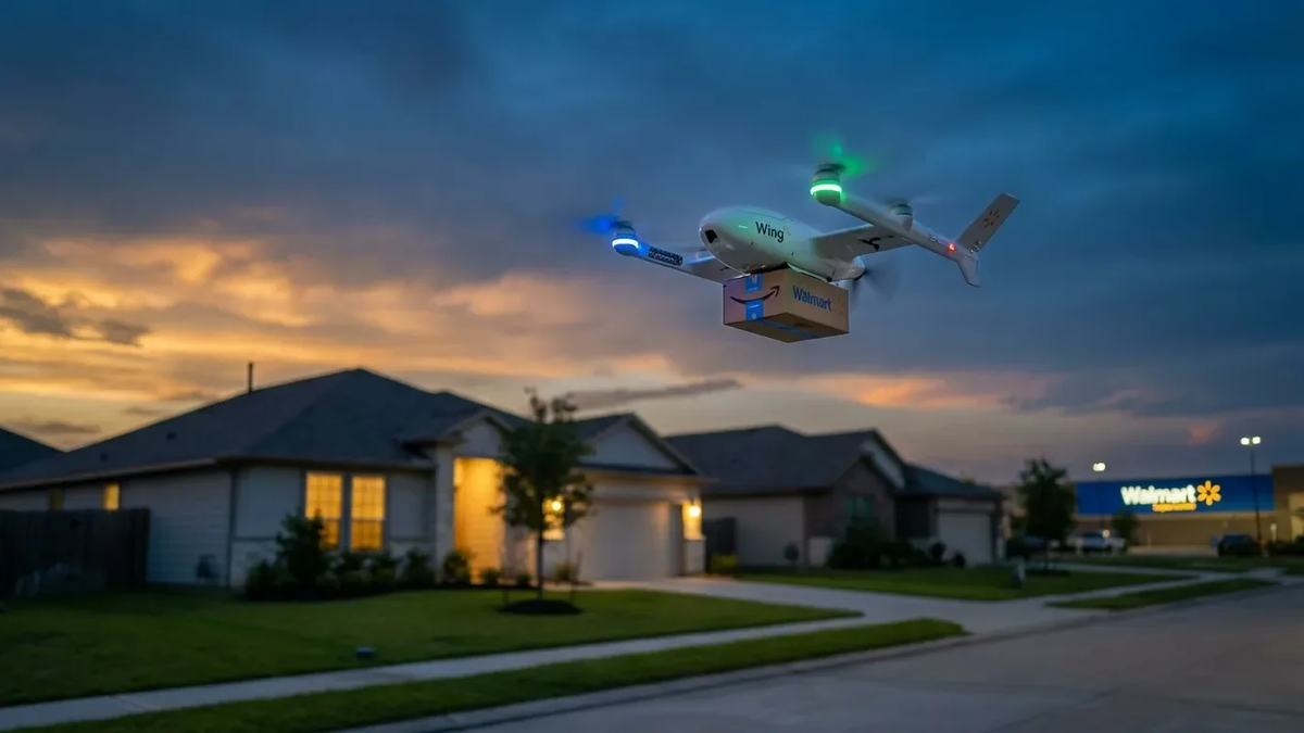 Walmart und Wing starten Drohnen-Lieferdienst in Houston - Foto: über boerse-global.de