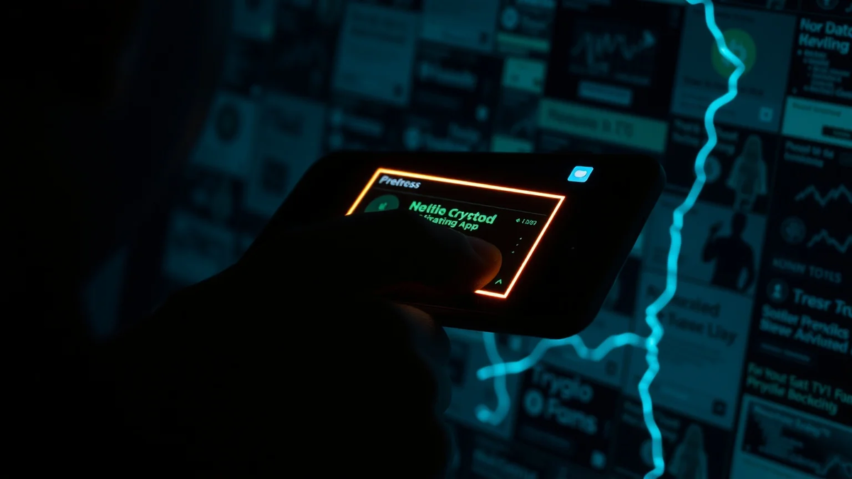 Krypto-Betrüger kapern Handy-Werbung für Millionenschäden - Foto: über boerse-global.de