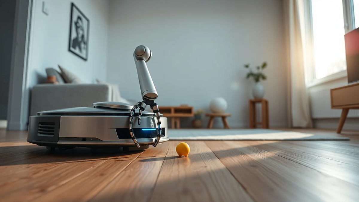 Dreame Cyber 10 Ultra: Roboter-Staubsauger mit Greifarm räumt auf - Foto: über boerse-global.de