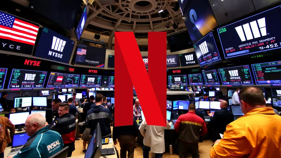 La presión de una posible megafusión pesa sobre las acciones de Netflix Illustration mit AI erstellt übermittelt durch boerse-global.de