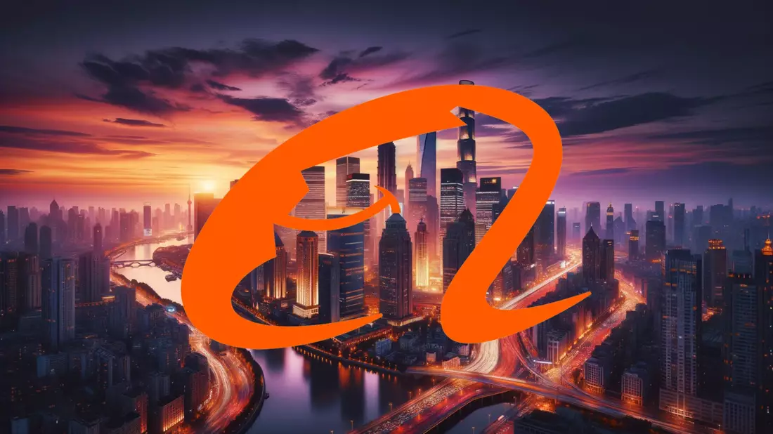 Alibaba Shares Slide as Investors Question Cost of AI Push Illustration mit AI erstellt übermittelt durch boerse-global.de