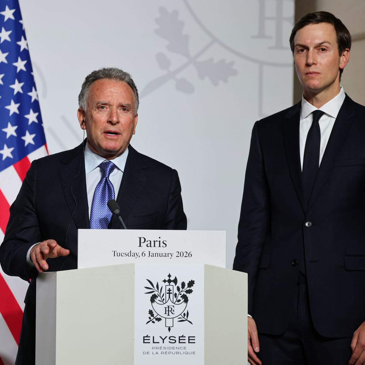 Witkoff und Kushner sollen einem Medienbericht zufolge bei den Verhandlungen dabei sein. (Archivbild) - Foto: Ludovic Marin/Pool AFP/AP/dpa