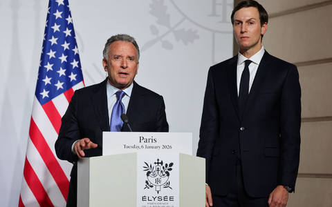 Witkoff und Kushner sollen einem Medienbericht zufolge bei den Verhandlungen dabei sein. (Archivbild) - Foto: Ludovic Marin/Pool AFP/AP/dpa