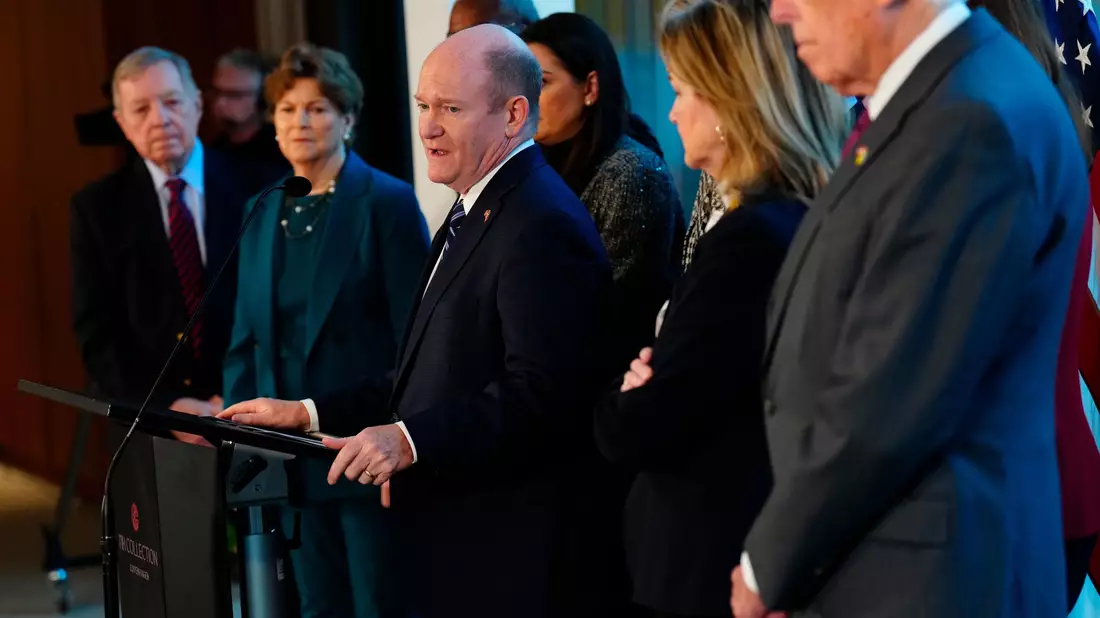 Eine Gruppe US-Parlamentarier ist nach Dänemark gereist. - Bild: Ida Marie Odgaard/Ritzau Scanpix Foto via AP/dpa