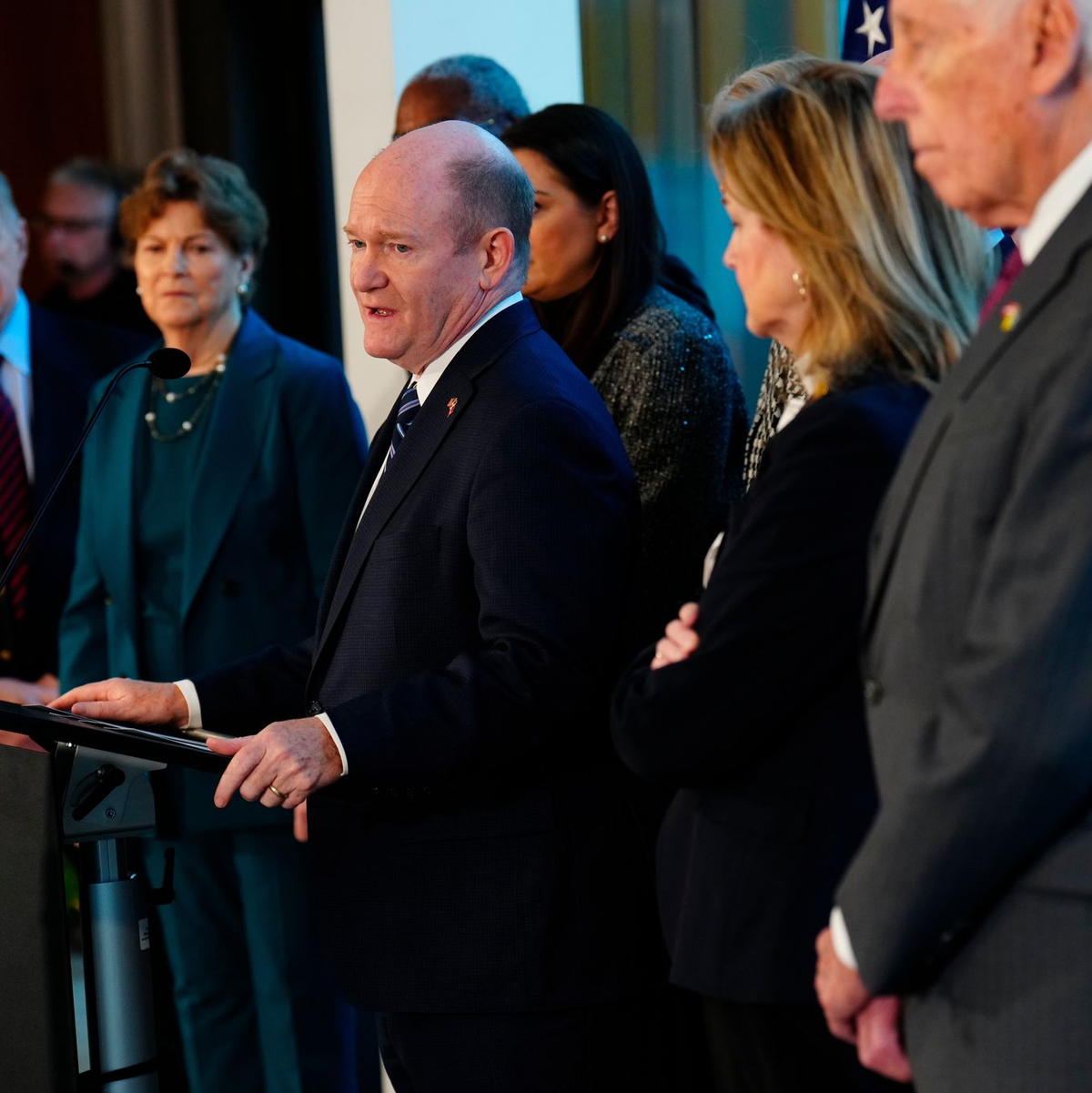 Eine Gruppe US-Parlamentarier ist nach Dänemark gereist. - Foto: Ida Marie Odgaard/Ritzau Scanpix Foto via AP/dpa