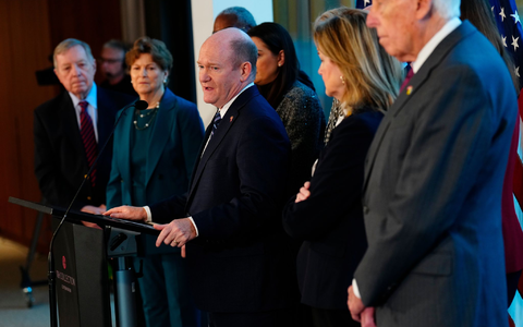 Eine Gruppe US-Parlamentarier ist nach Dänemark gereist. - Foto: Ida Marie Odgaard/Ritzau Scanpix Foto via AP/dpa