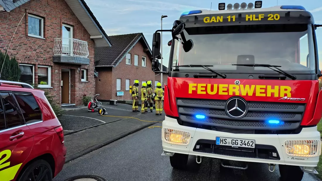 FW Gangelt: Eine Verletzte Person bei Küchenbrand - Bild: presseportal.de