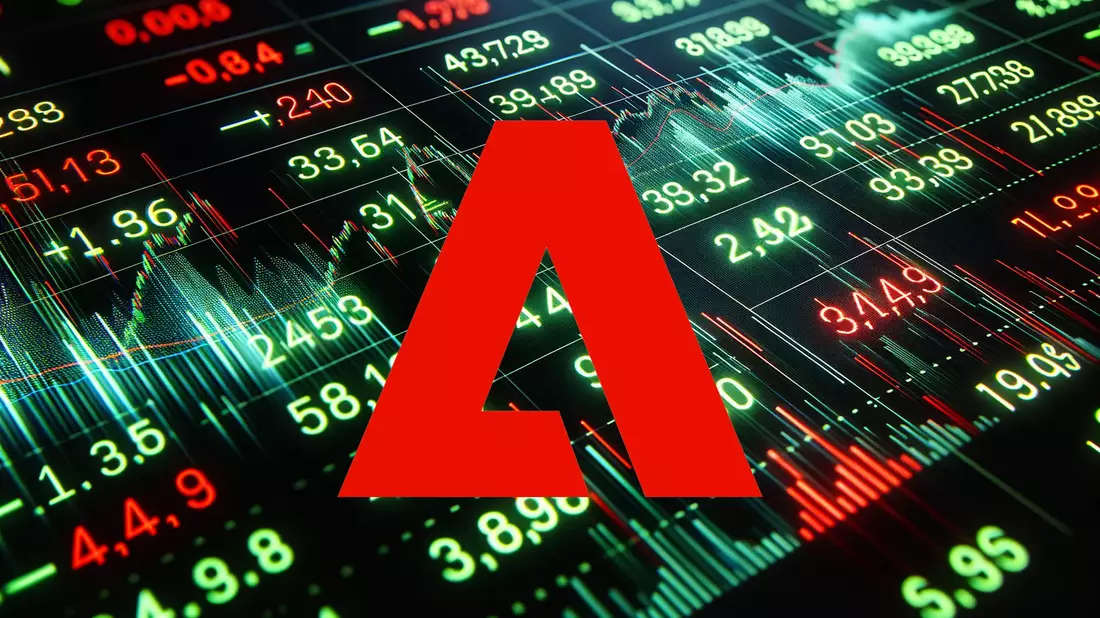 Adobe en la cuerda floja: la presión de la inteligencia artificial hunde sus acciones Illustration mit AI erstellt übermittelt durch boerse-global.de