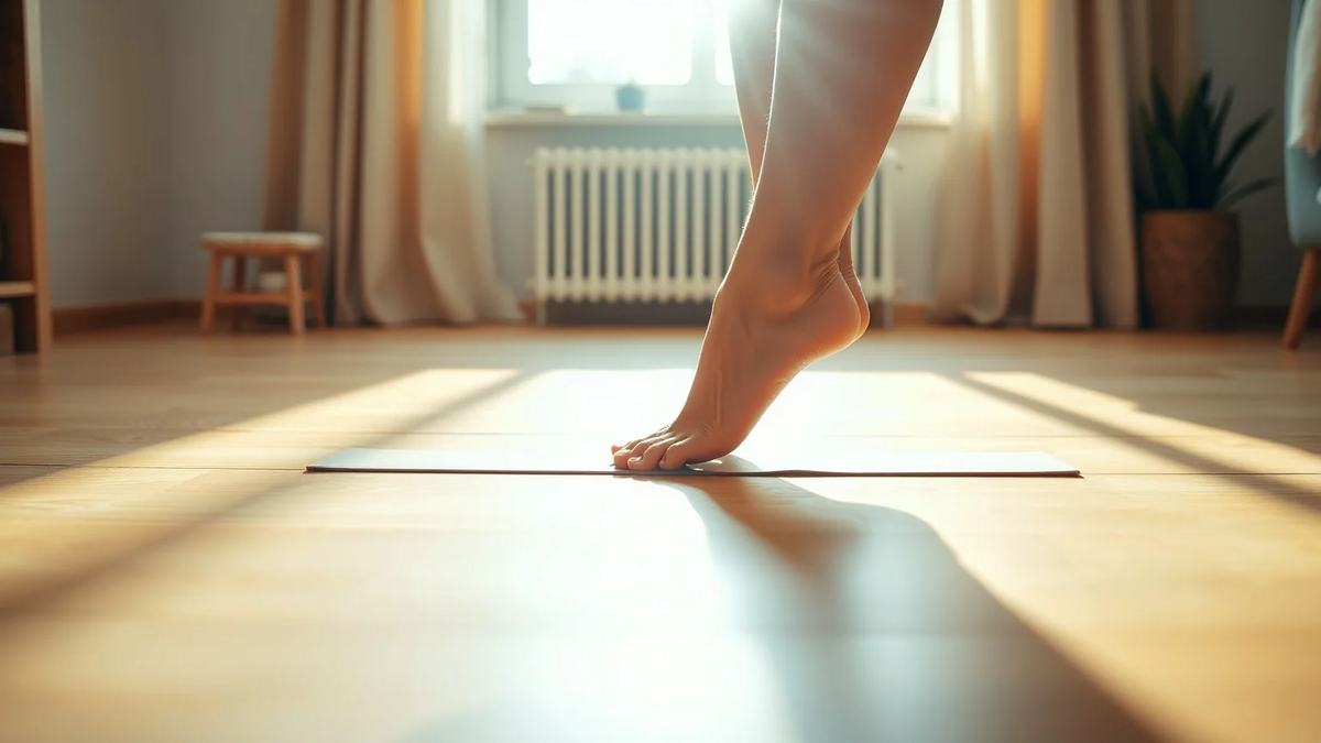 Tandem-Stand: Einfache Übung senkt Sturzrisiko im Alter - Foto: über boerse-global.de