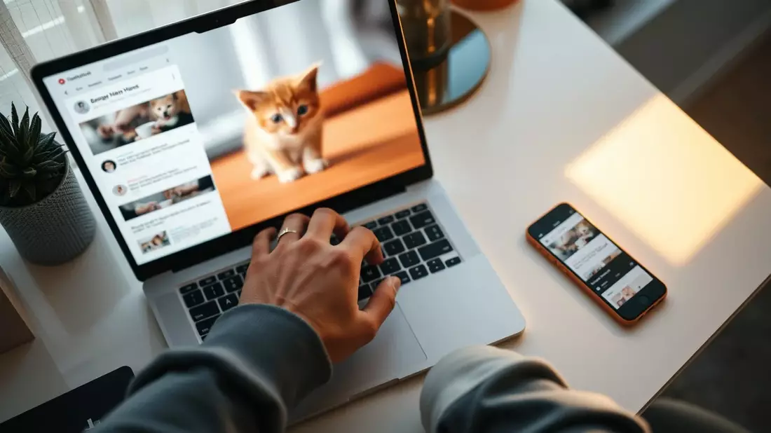 Katzenvideos schützen vor News-Burnout - Bild: über boerse-global.de