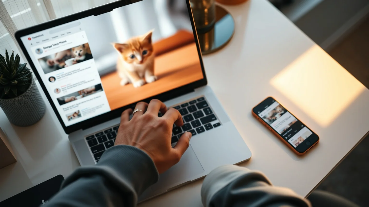 Katzenvideos schützen vor News-Burnout - Foto: über boerse-global.de