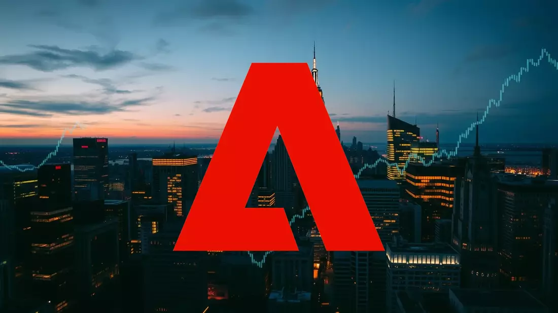 Adobe Shares Under Pressure as AI Doubts Mount Illustration mit AI erstellt übermittelt durch boerse-global.de