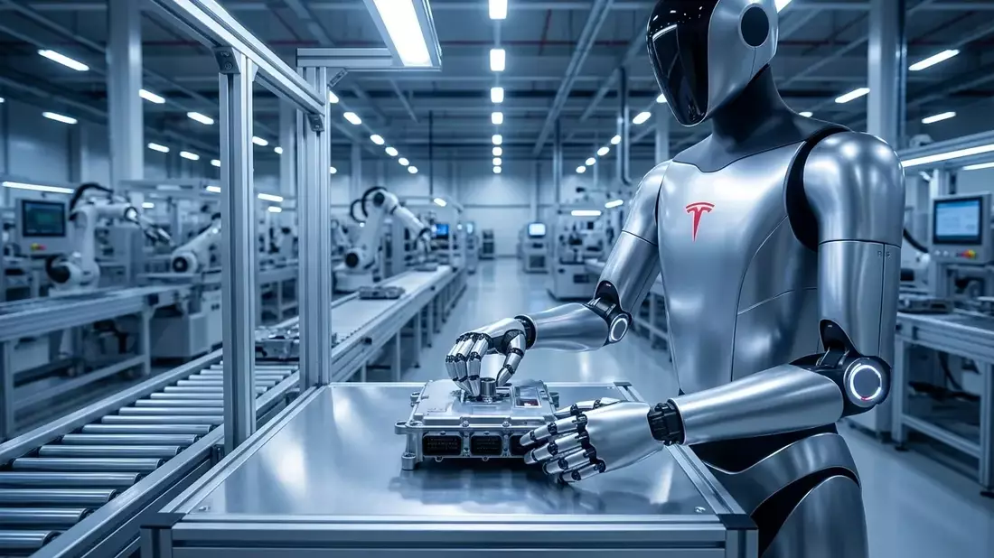 Tesla startet Serienproduktion seiner Optimus-Roboter - Bild: über boerse-global.de