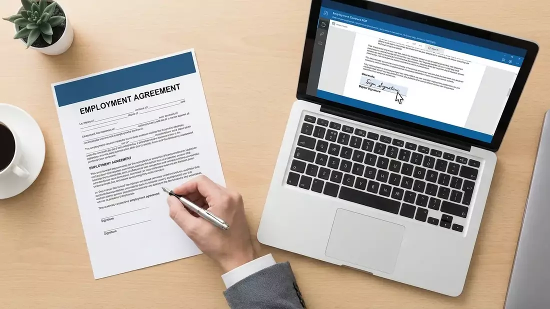 BEG IV: Digitale Arbeitsverträge sind erlaubt – aber nicht überall - Bild: über boerse-global.de
