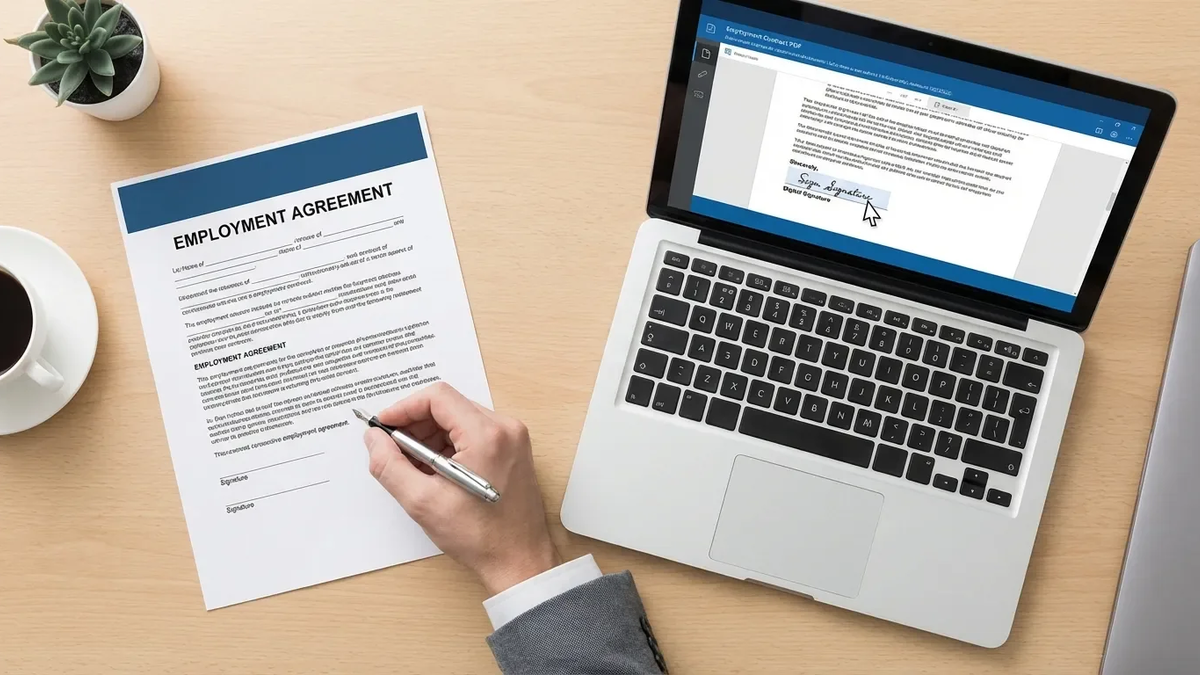 BEG IV: Digitale Arbeitsverträge sind erlaubt – aber nicht überall - Foto: über boerse-global.de