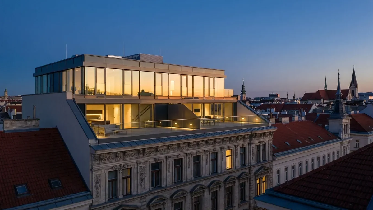 Sechs Luxus-Penthouses entstehen über Margareten - Foto: über boerse-global.de