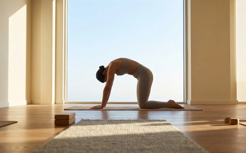 Katze-Kuh: Die Yoga-Übung für einen starken Rücken - Foto: über boerse-global.de
