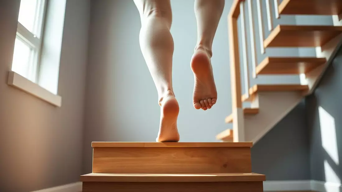 Wadenheben an der Treppe: Die unterschätzte Alltags-Übung - Bild: über boerse-global.de