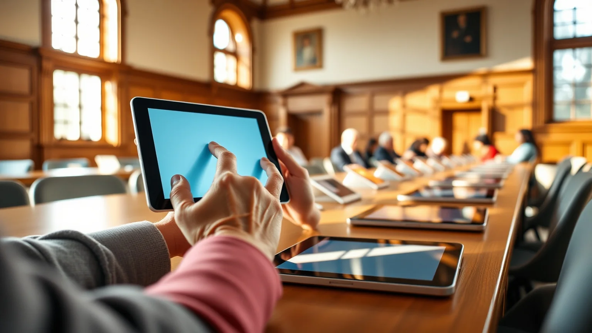 Elmshorn: Tablet-Kurse bringen Senioren die digitale Zeitung näher - Foto: über boerse-global.de