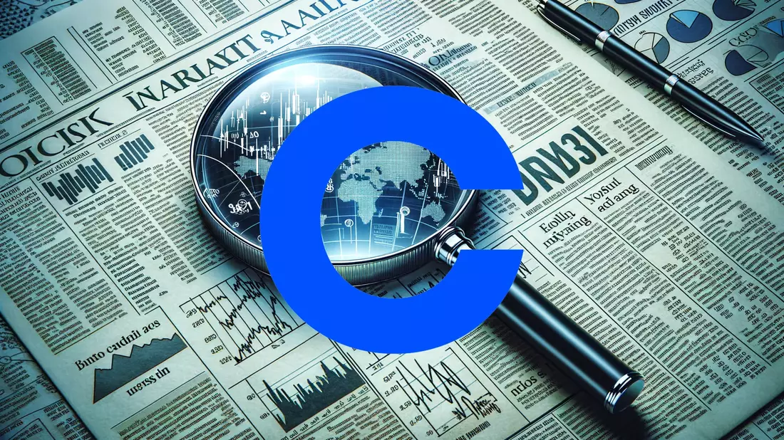 Coinbase: Una Apuesta de Alto Riesgo en el Tablero Político Illustration mit AI erstellt übermittelt durch boerse-global.de