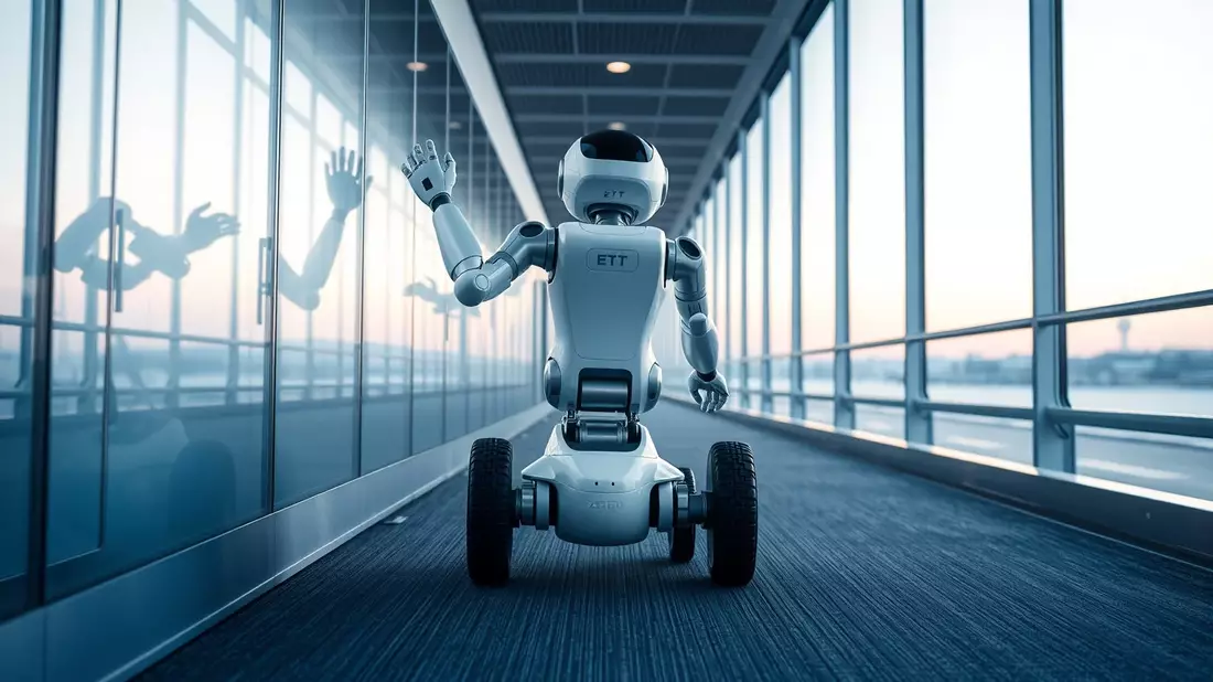 Zerith H1: Chinas humanoide Reinigungsroboter erobern Flughäfen - Bild: über boerse-global.de