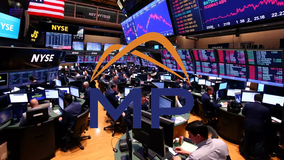 MP Materials: Un arranque de año espectacular en bolsa Illustration mit AI erstellt übermittelt durch boerse-global.de