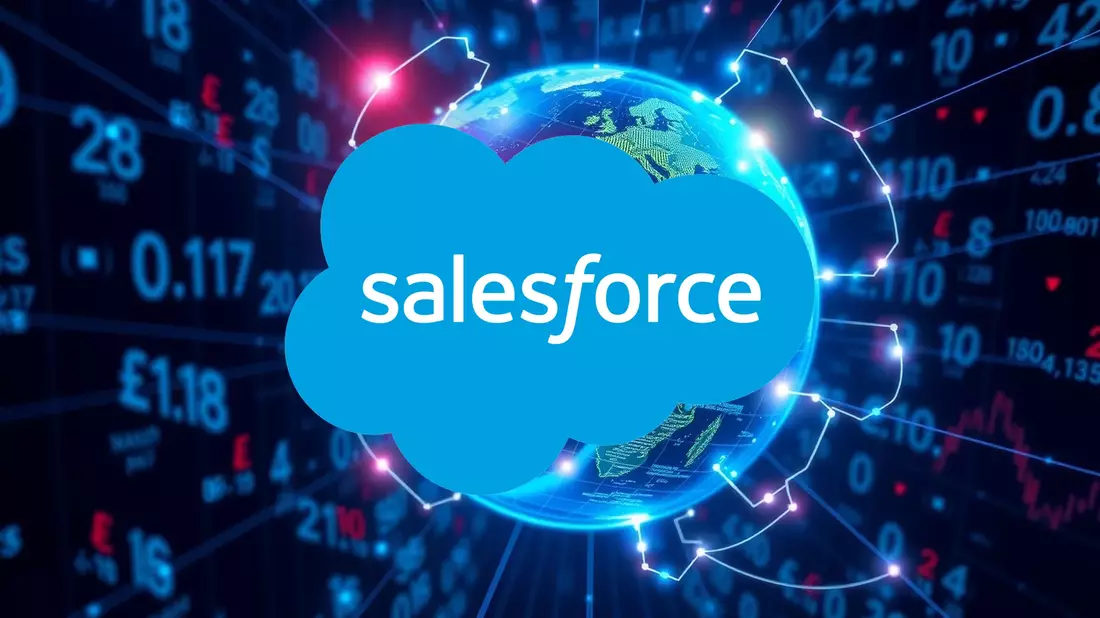 Salesforce en la cuerda floja: la incertidumbre de la inteligencia artificial frena al gigante del CRM Illustration mit AI erstellt übermittelt durch boerse-global.de