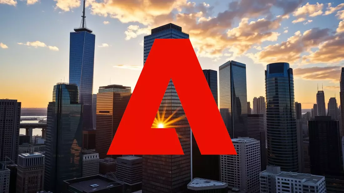 Adobe en la encrucijada: La prudencia institucional frena su avance bursátil Illustration mit AI erstellt übermittelt durch boerse-global.de