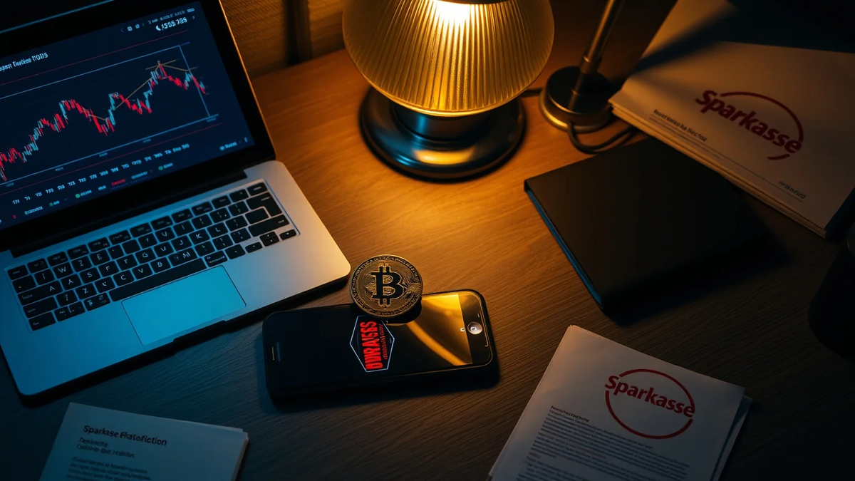 Sparkasse Invest: Betrüger locken mit gefälschtem Bitcoin-Projekt - Foto: über boerse-global.de