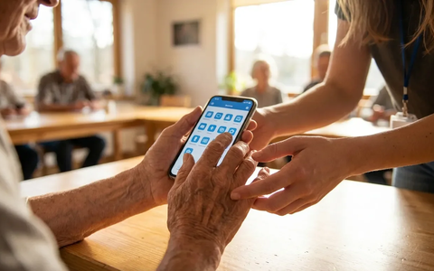 Digitale Kluft: Senioren lernen Smartphone und KI - Foto: über boerse-global.de