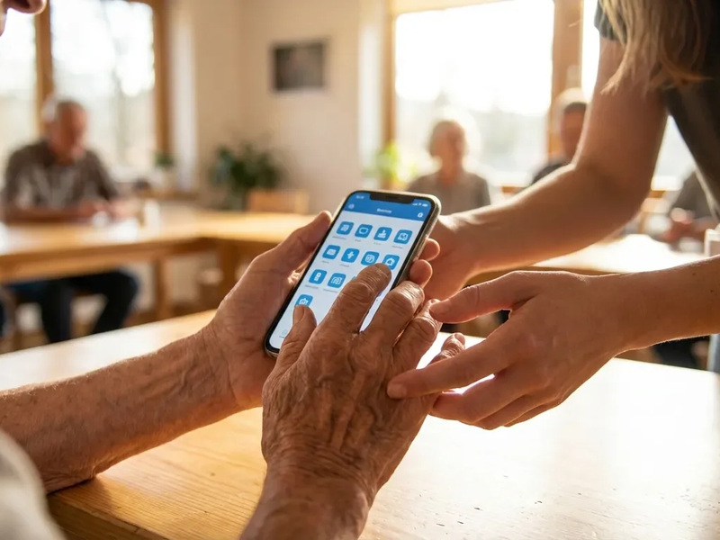 Digitale Kluft: Senioren lernen Smartphone und KI - Foto: über boerse-global.de