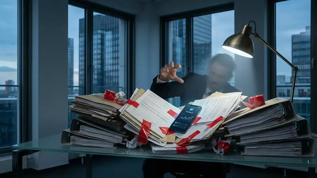 Bitkom-Studie: Deutsche FinTechs ersticken in Bürokratie - Bild: über boerse-global.de