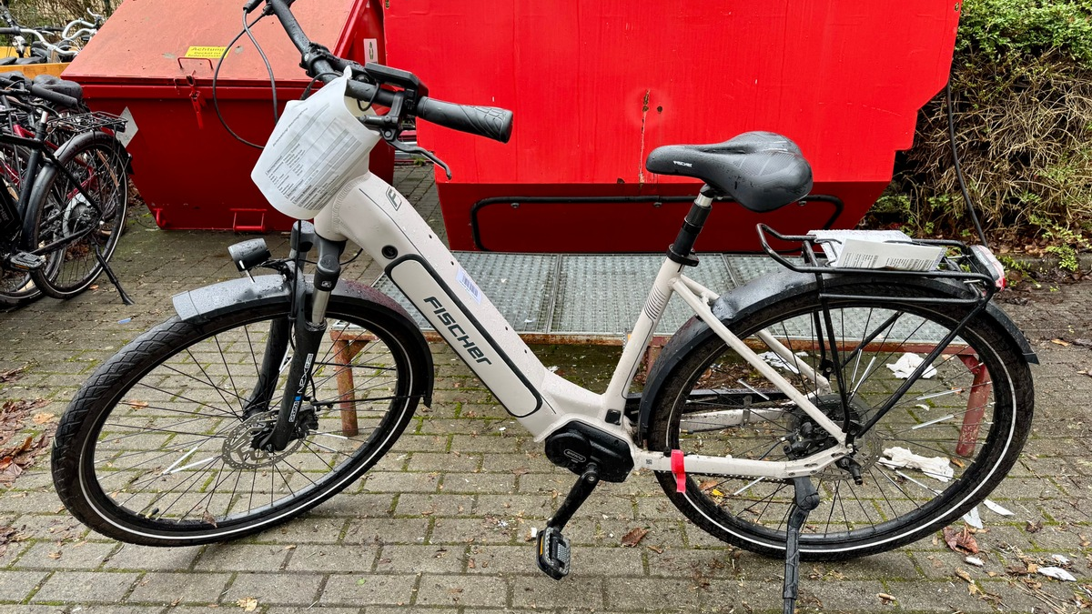 POL-MS: Pedelec der Marke Fischer sichergestellt - Eigentümer gesucht - Foto: presseportal.de