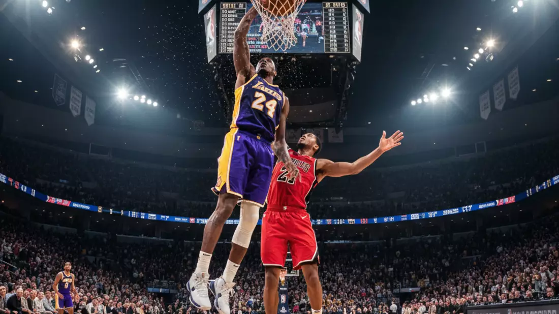 NBA Summer League, Victor Wembanyama, NBA prospects, Illustration mit AI erstellt.