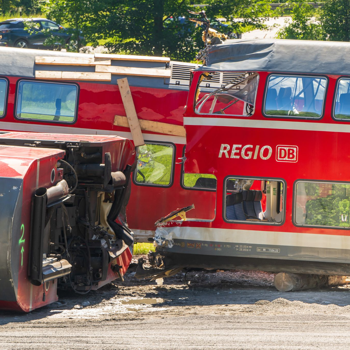 Der Zug war in der Nähe von Garmisch-Partenkirchen entgleist (Archivbild).  - Foto: Peter Kneffel/dpa