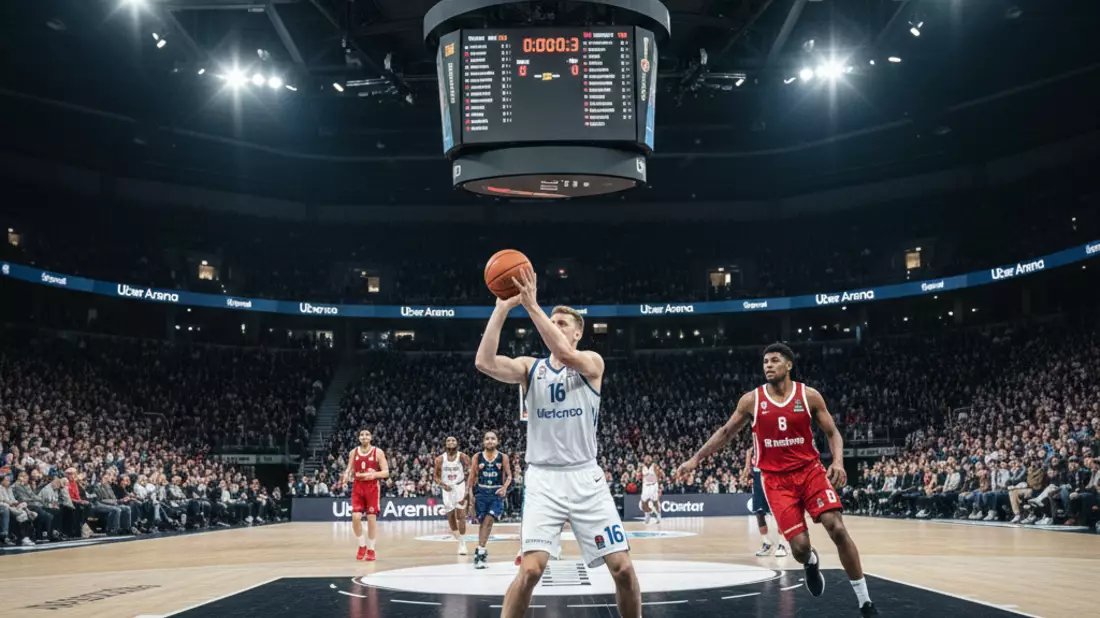 NBA, live research, sports journalism, Illustration mit AI erstellt.