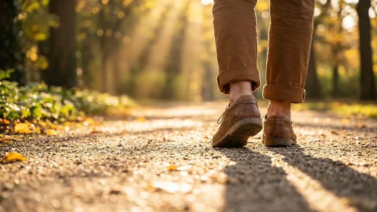 Fersen-Gang: Einfache Übung senkt Sturzrisiko im Alter - Foto: über boerse-global.de