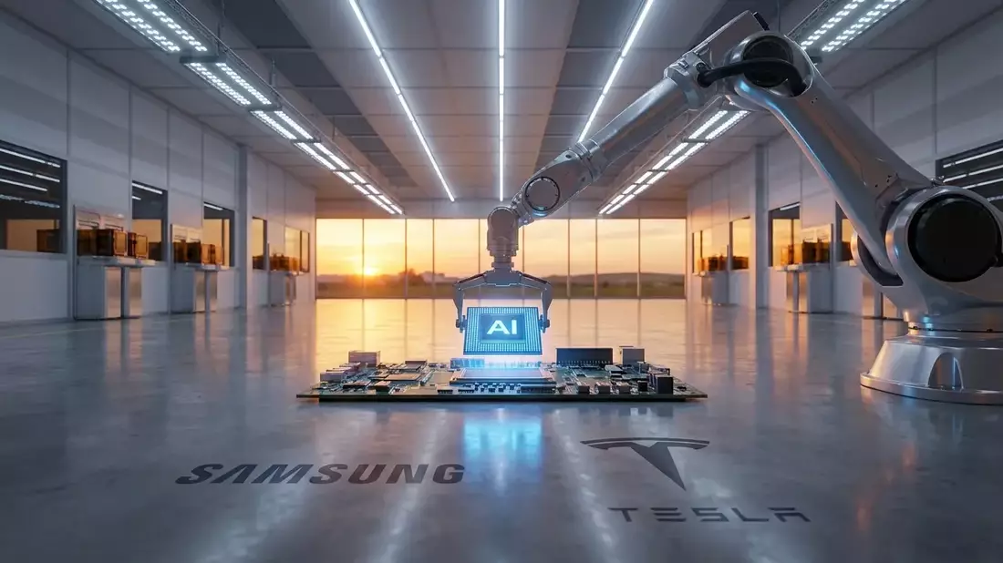 Samsung fertigt Teslas KI-Chips für 16,5 Milliarden Euro - Bild: über boerse-global.de