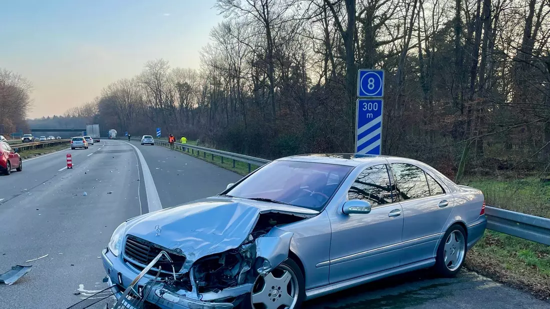 FW Hünxe: Verkehrsunfall auf der BAB 3 - Bild: presseportal.de