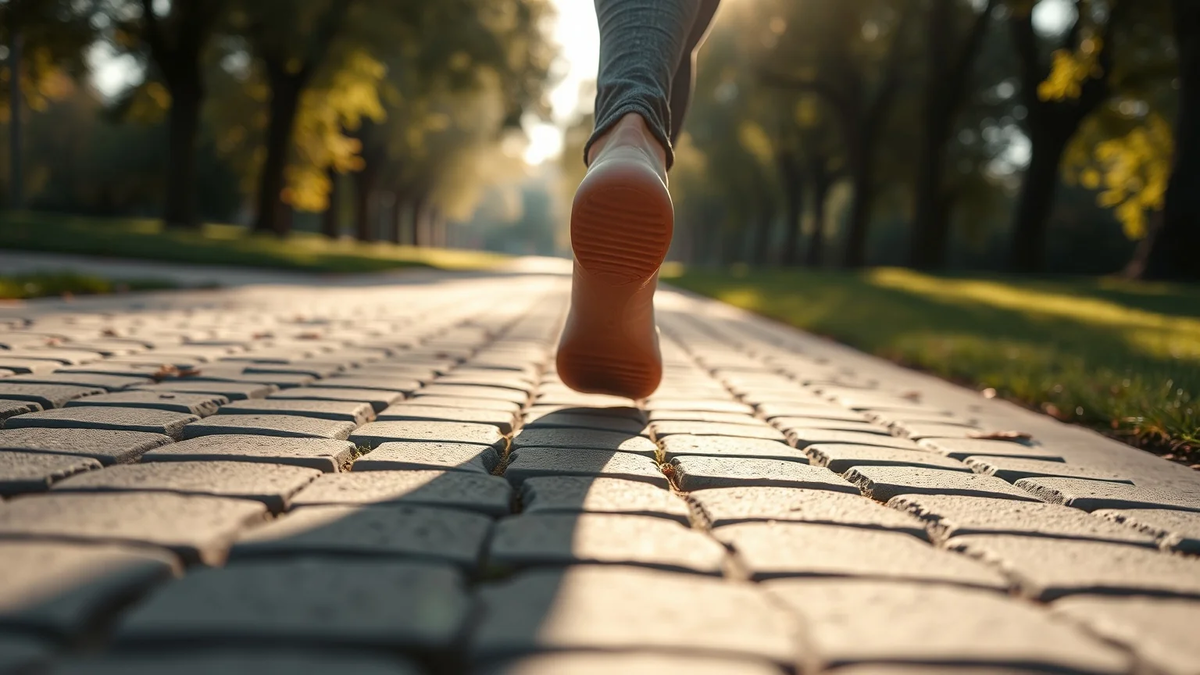 Seiltänzer-Gang: Einfache Übung reduziert Sturzrisiko - Foto: über boerse-global.de