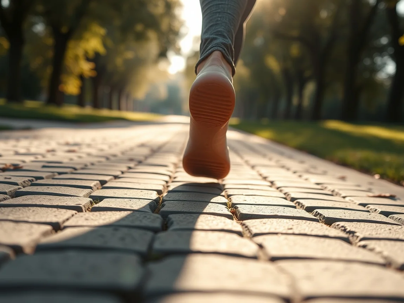 Seiltänzer-Gang: Einfache Übung reduziert Sturzrisiko - Foto: über boerse-global.de