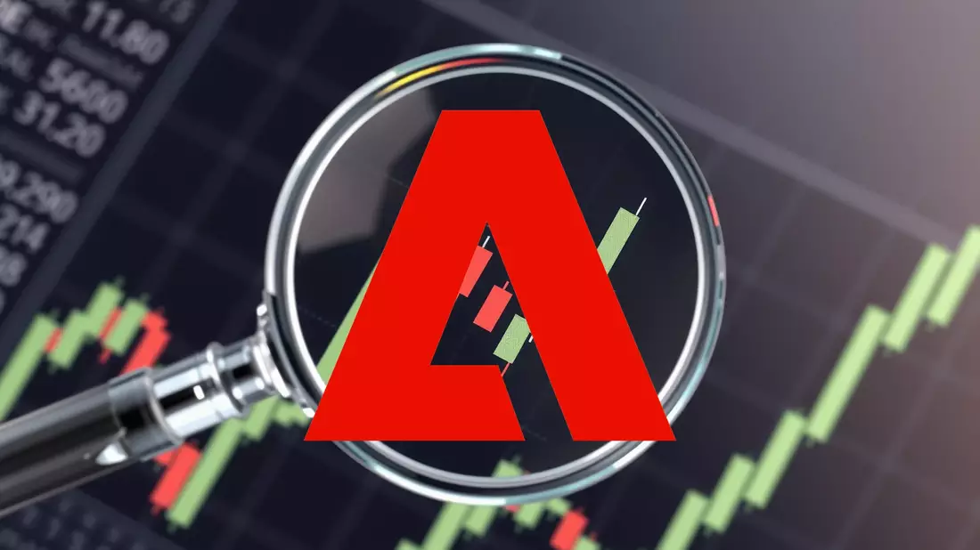 Adobe’s Stock at a Crossroads: Valuation Clash Amid AI Fears Illustration mit AI erstellt übermittelt durch boerse-global.de