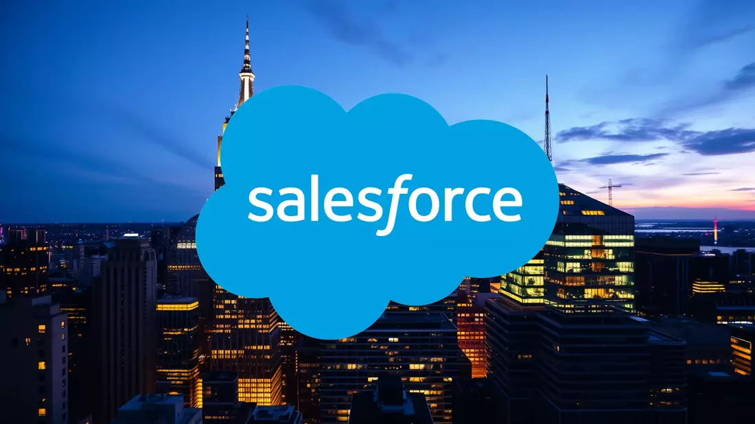 Salesforce Shares Face Mounting Headwinds Illustration mit AI erstellt übermittelt durch boerse-global.de