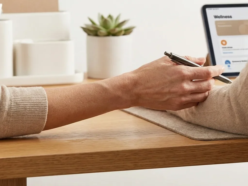 Stift-Rotation: Einfache Übung schützt vor Büro-Schmerzen - Foto: über boerse-global.de